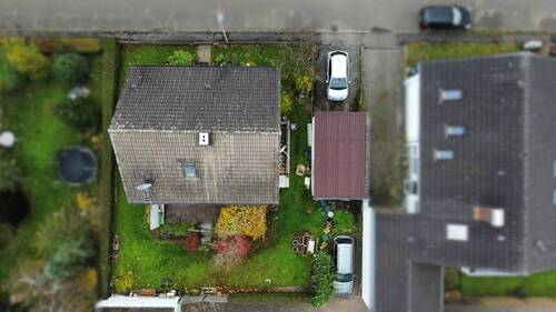 Luftbild - Grundstück von oben - 3 Zimmer Einfamilienhaus zum Kaufen in Zell unter Aichelberg