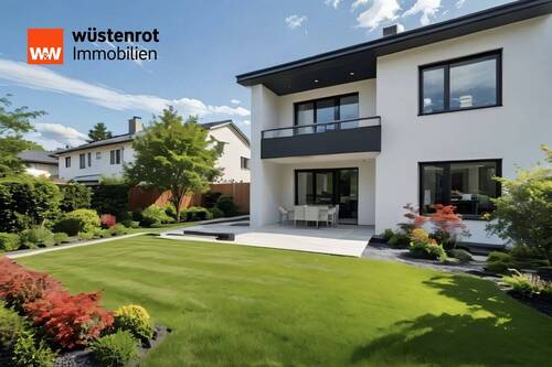 Visualisierung Haus und Garten Südseite - 