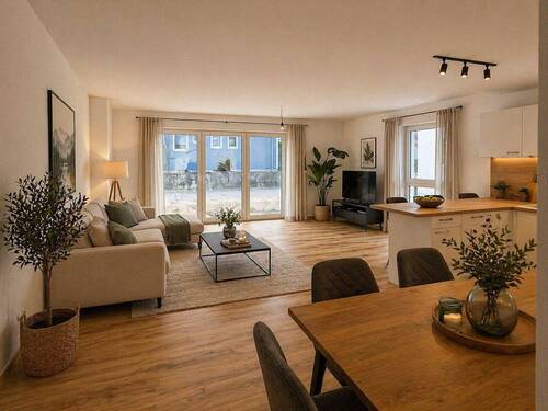 Wohn-/Essbereich - 3 Zimmer Etagenwohnung zur Miete in Crailsheim