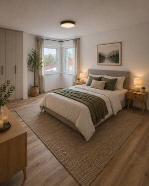 Schlafzimmer EG - 3 Zimmer Etagenwohnung in Crailsheim
