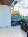 Der große Balkon mit Markise - 