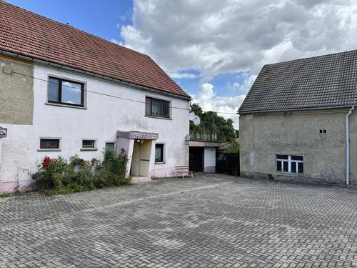 Ansicht Hinterhaus - 7 Zimmer Bauernhaus, Landhaus in Wermsdorf