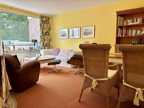 Wohnzimmer - Etagenwohnung mit 51,50 m&sup2; in Hamburg zum Kaufen