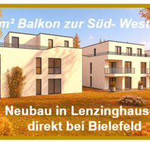 In Lenzinghausen direkt vor BI. Barrierefreie Neubau-ETW. mit 9m² Südbalkon. Stellplatz inkl. Ab 0626. - Melle Neuenkirchen