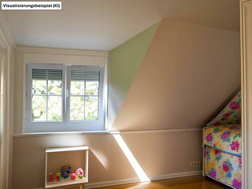 Kinderzimmer als Einrichtungsbeispiel (von KI erstellt) - 