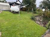Garten mit Gastank - 6 Zimmer Reihenmittelhaus in Morbach-Haag