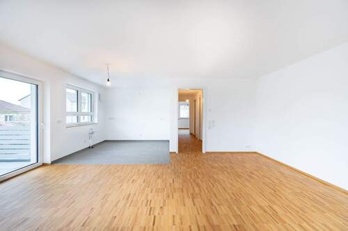 Wohn- Koch- Essbereich Ansicht 2 - Etagenwohnung mit 75,30 m&sup2; in Würzburg zum Kaufen