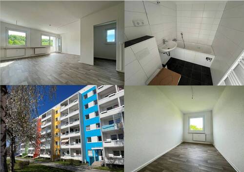 Collage - Erstbezug: Sanierte Wohnung mit Balkon und Wohlfühlfaktor