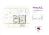 Grundriss Whg. Nr. 11 - 