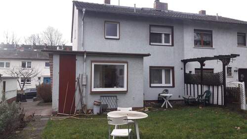 Bild 1 - Doppelhaushälfte mit Anbaugrundstück Wiesbaden Biebrich 455.000.--