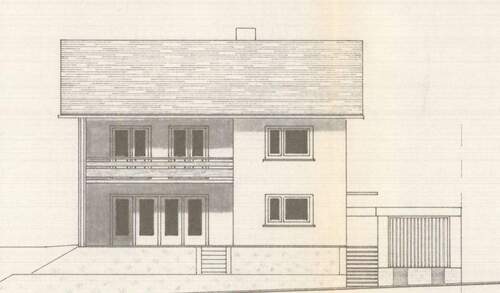 Ansicht gezeichnet - 6 Zimmer Einfamilienhaus in Reinheim