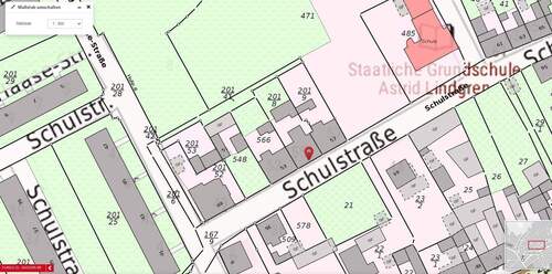 Flurkarte Schulstraße 57 - 