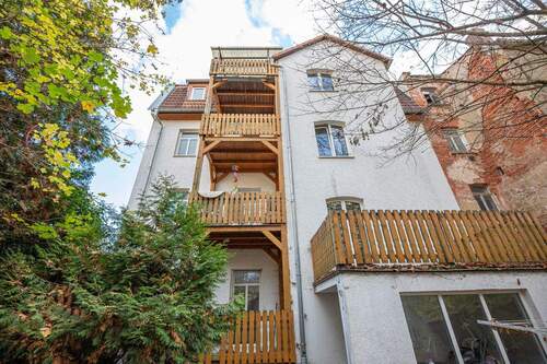 Rückansicht - Mehrfamilienhaus, Wohnhaus in Gera