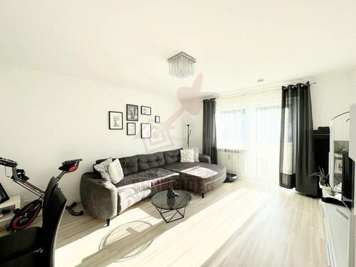 Wohnzimmer I - Etagenwohnung mit 61,00 m² in Haar zum Kaufen