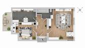 Grundriss Wohnung - 
