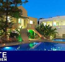 Luxuriöses Suite-Hotel mit Meerblick in Chania auf Kreta nahe Strand