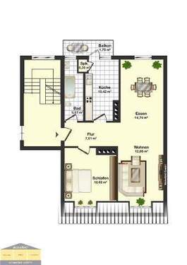 Wohnung 11 (DG rechts) - 