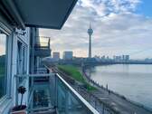 Ausblick Richtung Hafen - 3 Zimmer Etagenwohnung in Düsseldorf