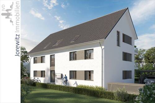 001 - Nordansicht - Modernes Wohnen in Bielefeld-Brackwede: Exklusive 3 Zimmer-Neubauwohnung mit Terrasse und Garten