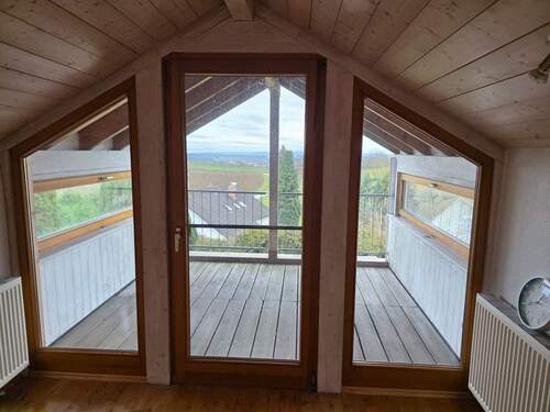 Terrasse mit See/Bergsicht - 