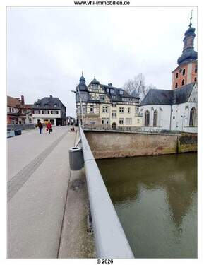 Ansicht Fluss Nahe - Super Lage: Bei den weltbekannten, einzigartigen Brückenhäusern in Bad Kreuznach