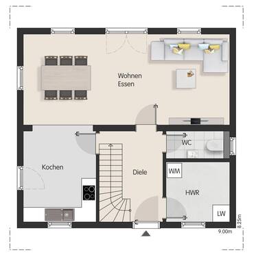 Einfamilienhaus Schwerin - Erdgeschoss - 