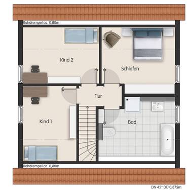 Einfamilienhaus Schwerin - Dachgeschoss - 