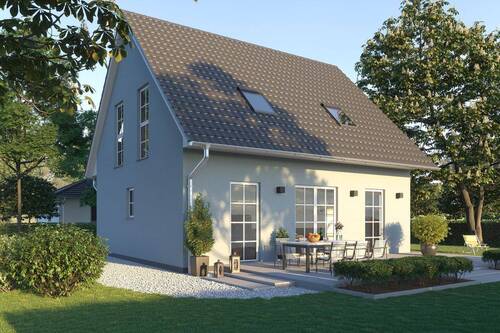 Einfamilienhaus Schwerin - Beispielansicht - Ein Ort, der verbindet: Ruhe, Natur & Zuhausegefühl.
