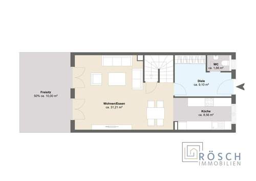 Grunddrissplan Erdgeschoss - 