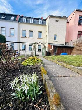 Gartenansicht - 3 Zimmer Etagenwohnung in Meerane