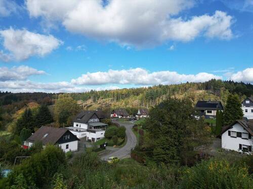 Teilansicht vom Ausblick - Grundstück in Reichshof
