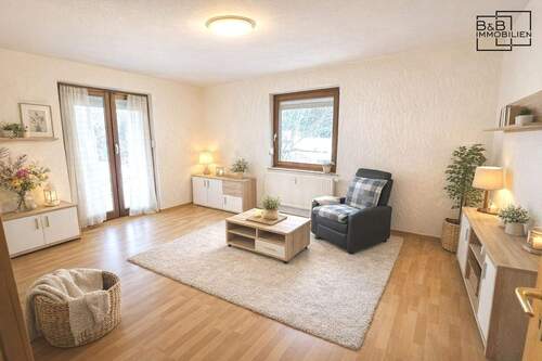 Wohnen - B & B Immobilien: Raum für Ihre Wohnträume-Lichtdurchflutete 4- Zimmer -Wohnung in Zell zu vermieten