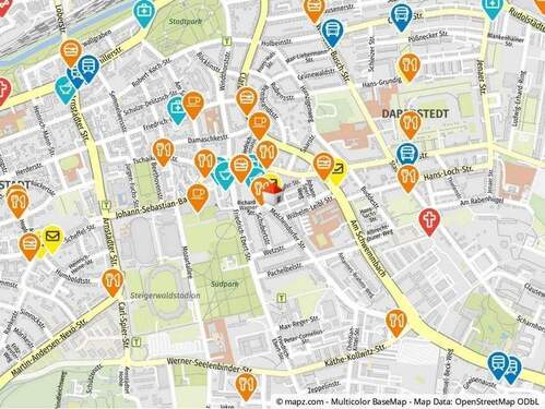 Lageplan - Etagenwohnung zum Kaufen in Erfurt