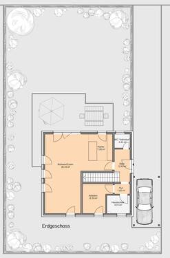 Erdgeschoss - 5 Zimmer Einfamilienhaus in Bielefeld / Dornberg