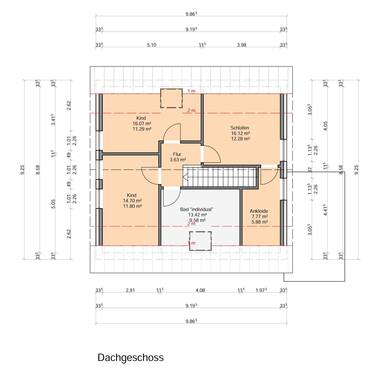 Dachgeschoss - Einfamilienhaus mit 123,00 m&sup2; in Bielefeld / Dornberg zum Kaufen