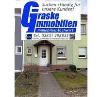 Günstiges Reihenhausmittelhaus vollunterkellert mit Gartenfläche zu verkaufen - Ueckermünde