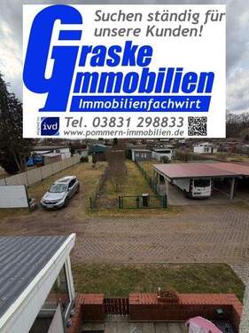 Ansicht Garten - Reihenmittelhaus mit 84,00 m&sup2; in Ueckermünde zum Kaufen