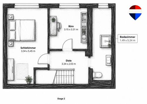 REMAX Immobilien DeLux Wohn-Geschäftshaus DG Aidenbach Mark Borowicz - 