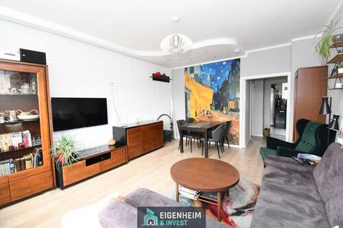 Wohnzimmer - Etagenwohnung mit 69,40 m² in Berlin zum Kaufen