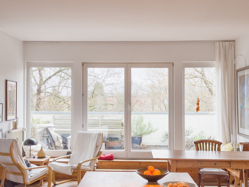 Essbereich mit Zugang zur Terrasse - 3 Zimmer Etagenwohnung zum Kaufen in Seddiner See