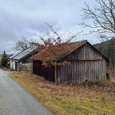 Ansicht Nordseite mit sep. Schuppen - 