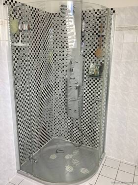 Das Hauptbad mit Dusche... - 