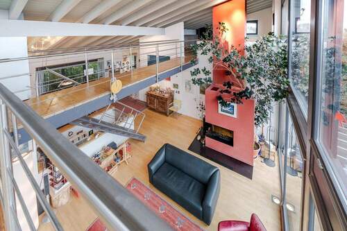 Blick vom Galeriebereich - 