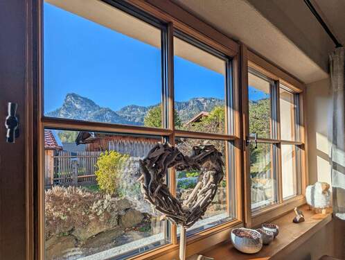 Bergblick vom Erdgeschoss - 