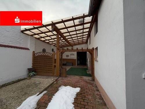 Hinterhof - Einfamilienhaus mit 159,00 m&sup2; in Haßleben zum Kaufen