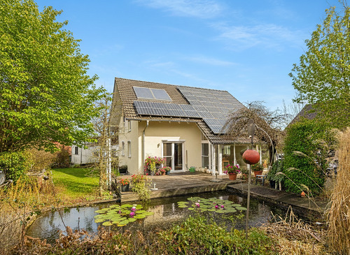 Garten mit Koi-Teich (Visualisierung Sommer) - 