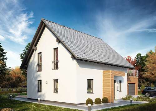 Hausansicht - Einfamilienhaus mit 98,00 m&sup2; in Belgershain zum Kaufen