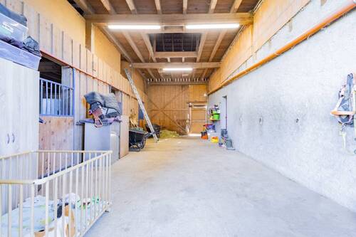 ...bieten im Innenbereich Platz für ca. 8 Pferde. - 