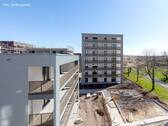 Baufortschritt Haus 4 und 7: Blick von Westen - Etagenwohnung mit 97,40 m² in Leinfelden-Echterdingen zum Kaufen