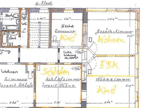 1. Stock Rot am See Wohnung 3 - 